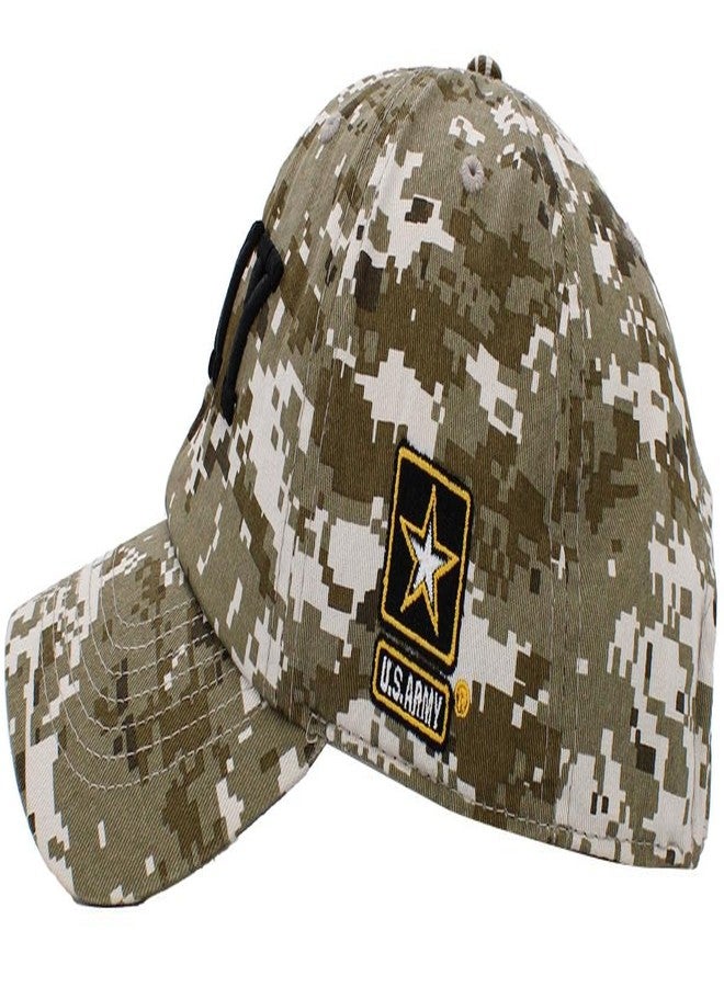 KBETHOS KBARMY-021 DIGI-CIT US Army Official Licensed Premium Quality Vintage Distressed Veteran Military Star Baseball Cap - Image 3